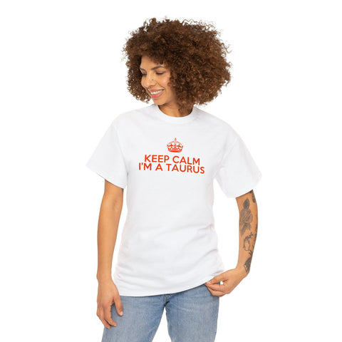 Taurus keep calm shirt
