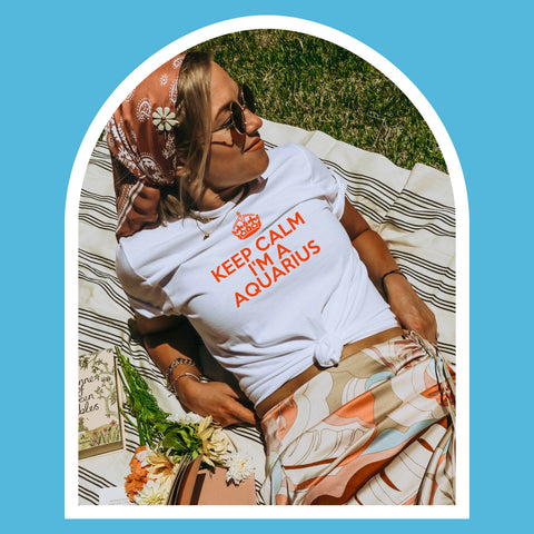 Aquarius keep calm shirt