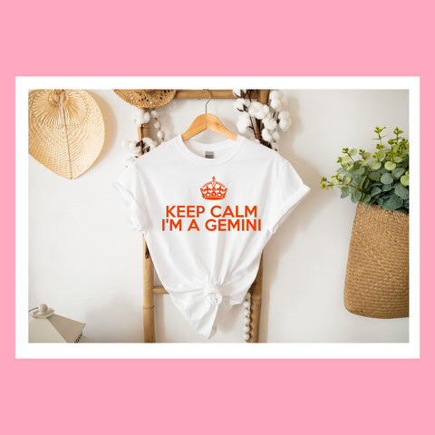 Gemini keep calm shirt