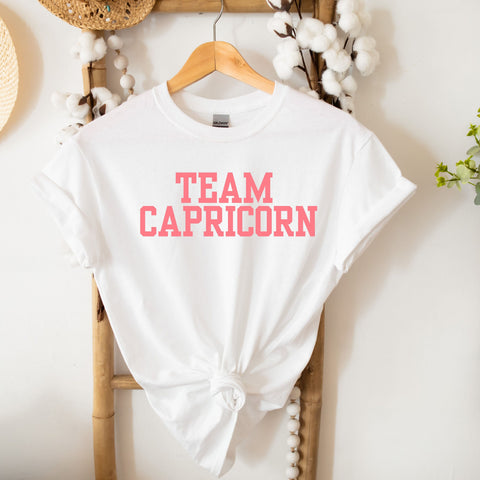 Team Capricorn varsity shirt