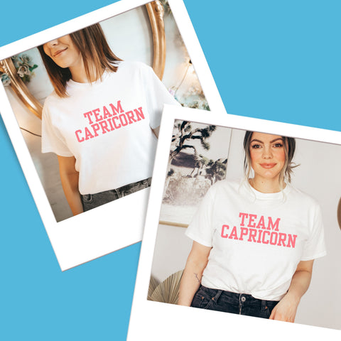 Team Capricorn varsity shirt