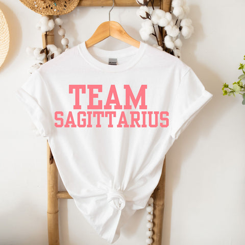Team Sagittarius varsity shirt