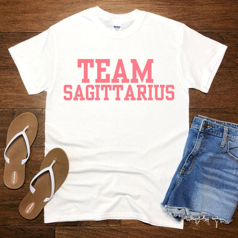 Team Sagittarius varsity shirt