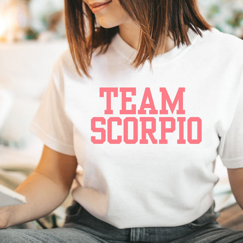 Team Scorpio varsity shirt