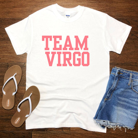 Team Virgo varsity shirt