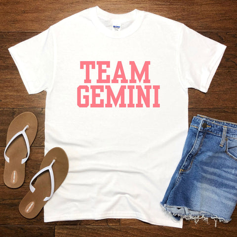 Team Gemini varsity shirt