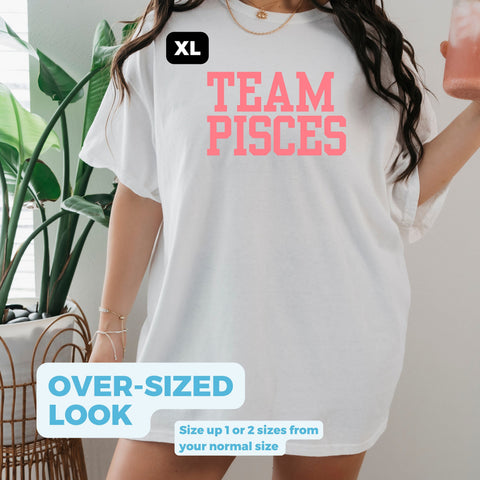 Team Pisces varsity shirt