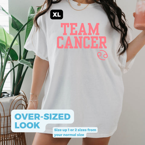 Team Cancer varsity shirt