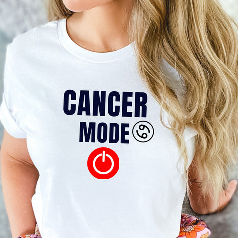Cancer mode on shirt