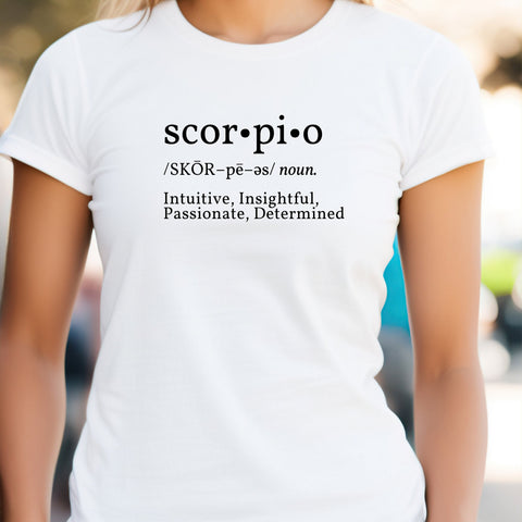 Scorpio definition shirt