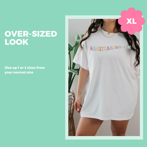 Sagittarius-ish pastel groovy shirt