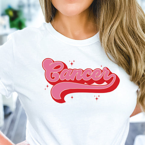 Cancer 70s retro zodiac shirt