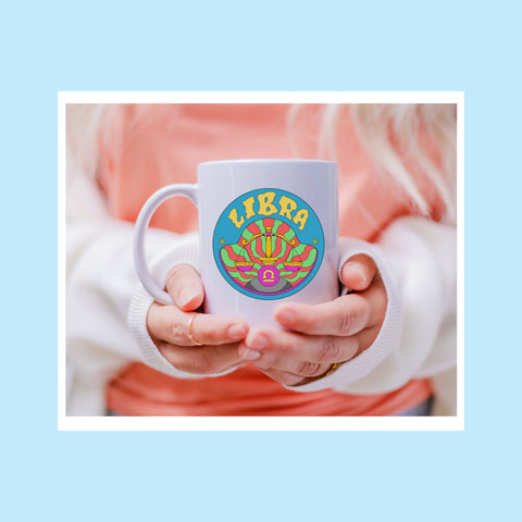 Libra 11 ounce groovy mug