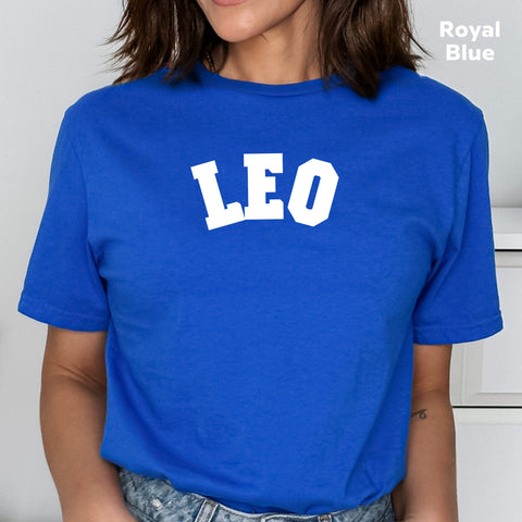 Leo retro varsity shirt