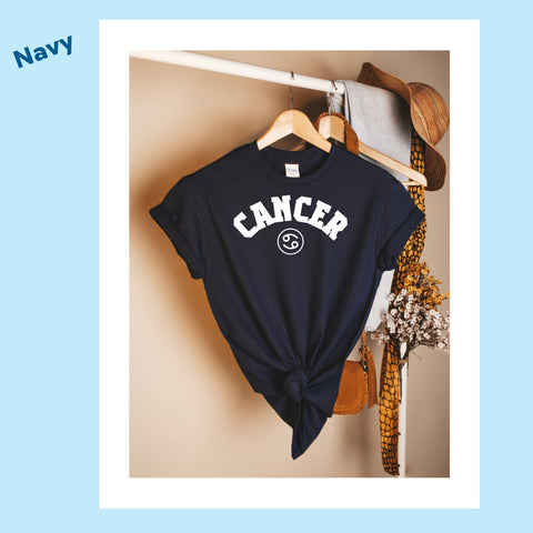 Cancer retro varsity shirt
