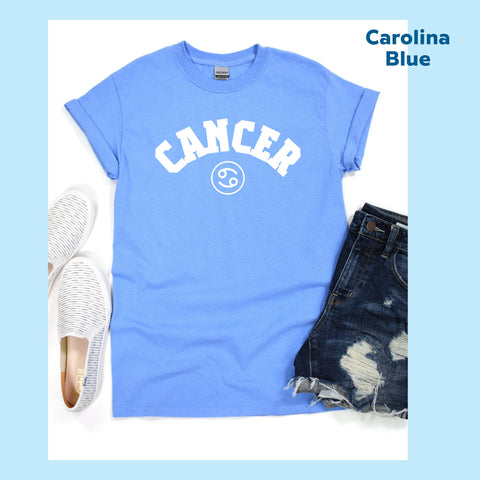 Cancer retro varsity shirt