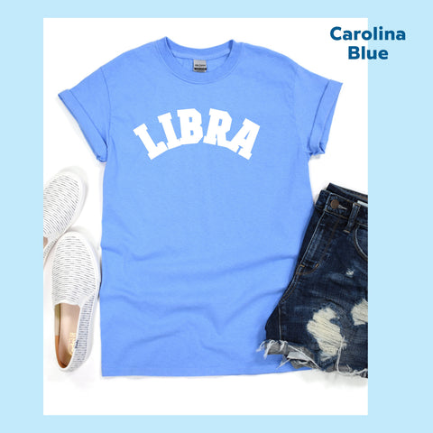 Libra retro varsity shirt