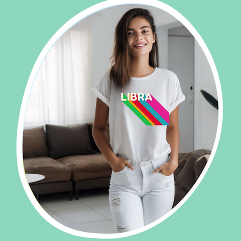 Libra rainbow shirt