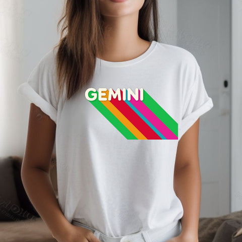 Gemini rainbow shirt