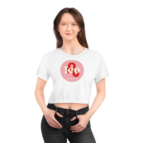 Leo boss babe crop top