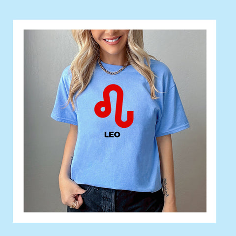 Leo large red symbol