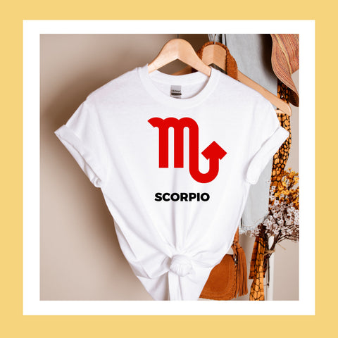 Scorpio large red symbol
