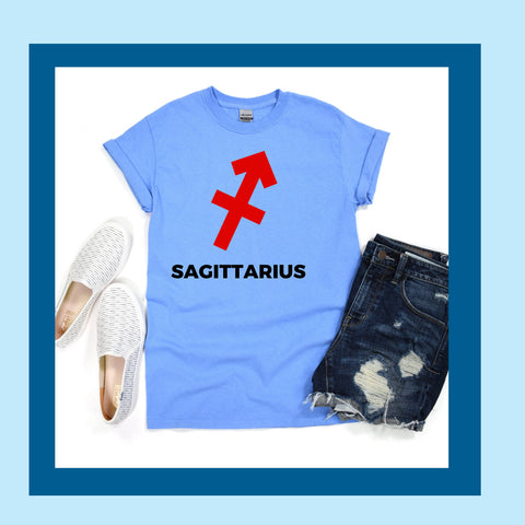 Sagittarius large red symbol