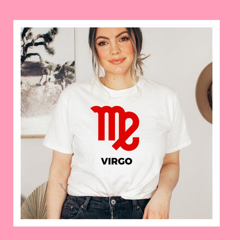 Virgo large red symbol