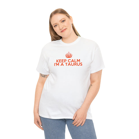 Taurus keep calm shirt