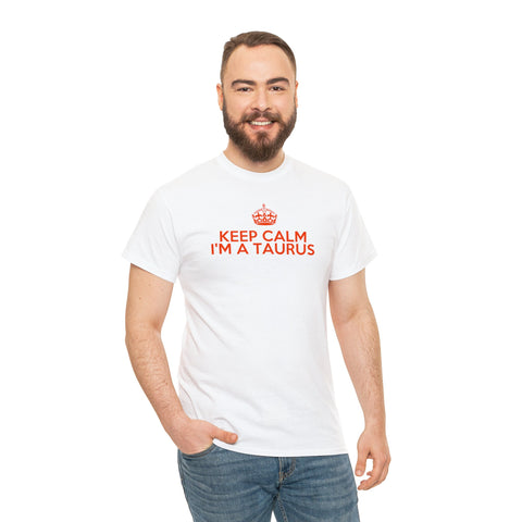 Taurus keep calm shirt