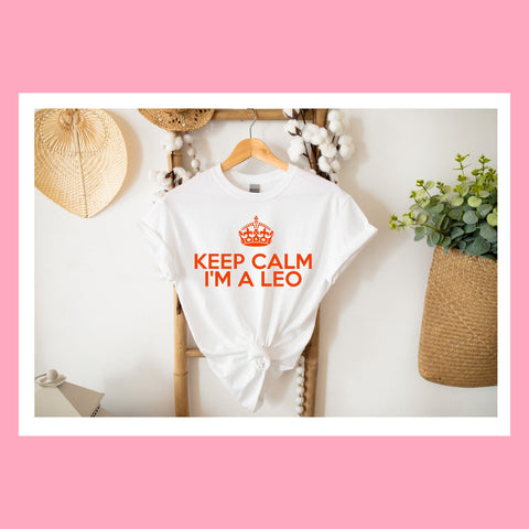 Leo keep calm shirt