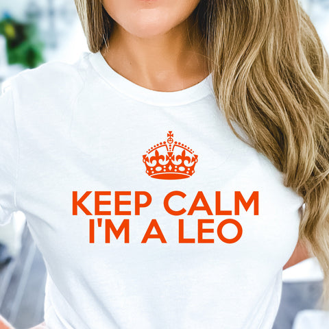 Leo keep calm shirt