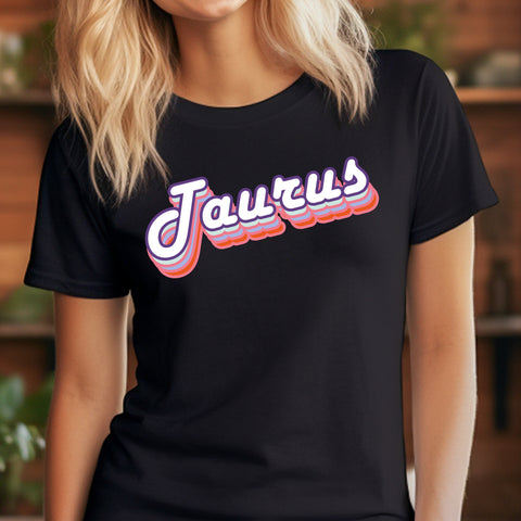 Taurus retro drop shadow shirt