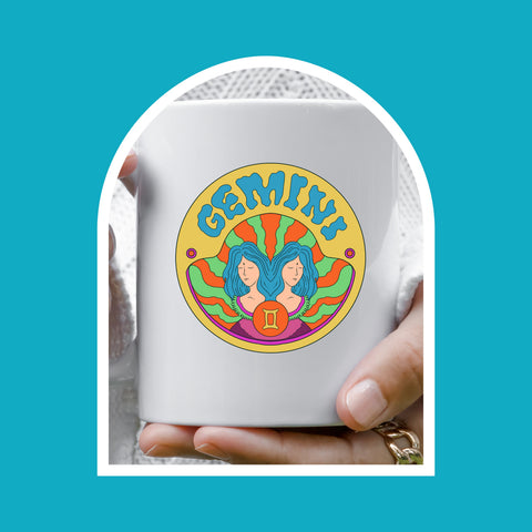 Aries 11 ounce groovy mug