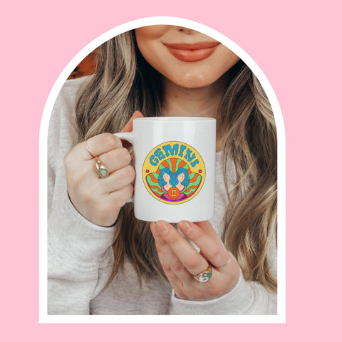 Gemini 11 ounce groovy mug
