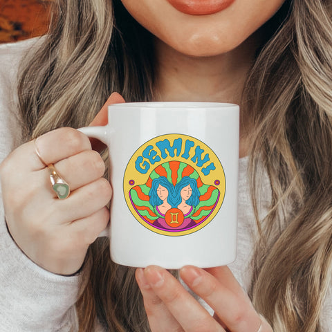 Gemini 11 ounce groovy mug