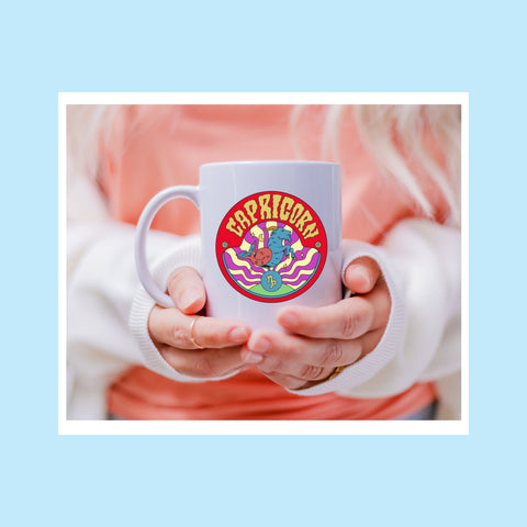 Capricorn 11 ounce groovy mug