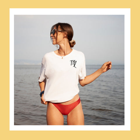 Virgo handwritten symbol shirt