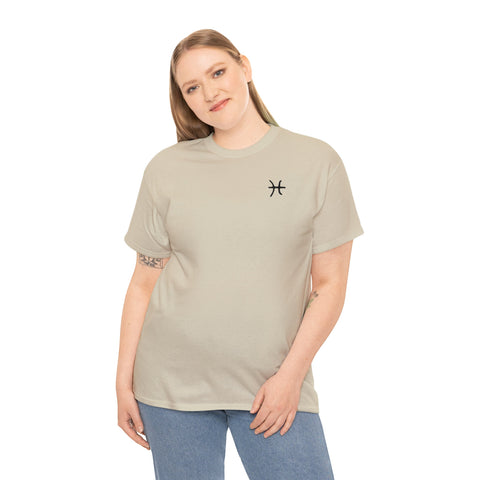 Pisces handwritten symbol shirt