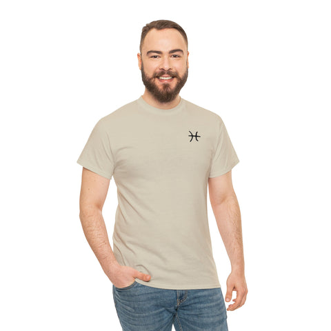 Pisces handwritten symbol shirt