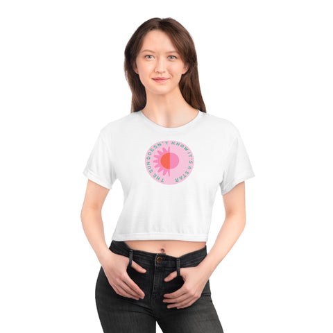 The Sun Doesn't Know It's A Star crop top