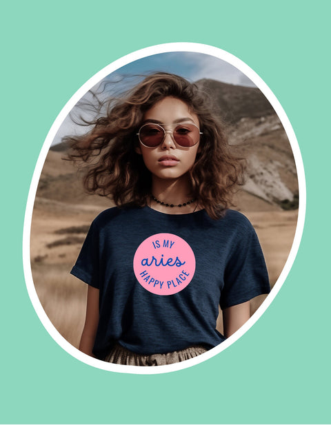 Aries is my happy place shirt