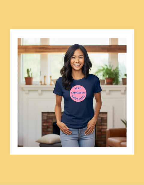 Capricorn is my happy place shirt