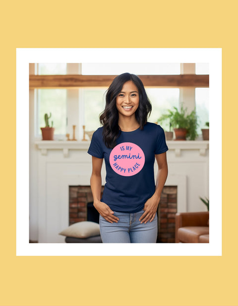 Gemini  is my happy place shirt