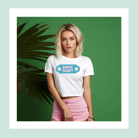 Space Cadet crop top