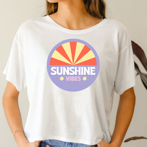 Sunshine Vibes crop top