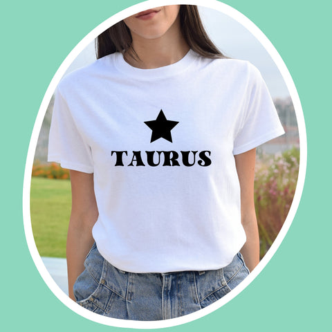 Taurus black star shirt