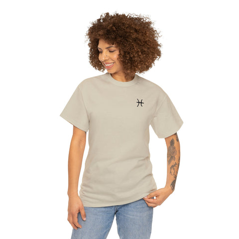 Pisces handwritten symbol shirt