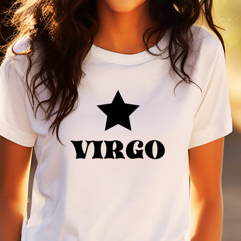 Virgo black star shirt