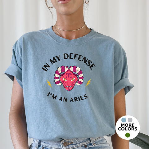 In my defense I’m an Aries shirt